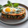 Vleesbrood met spinazie