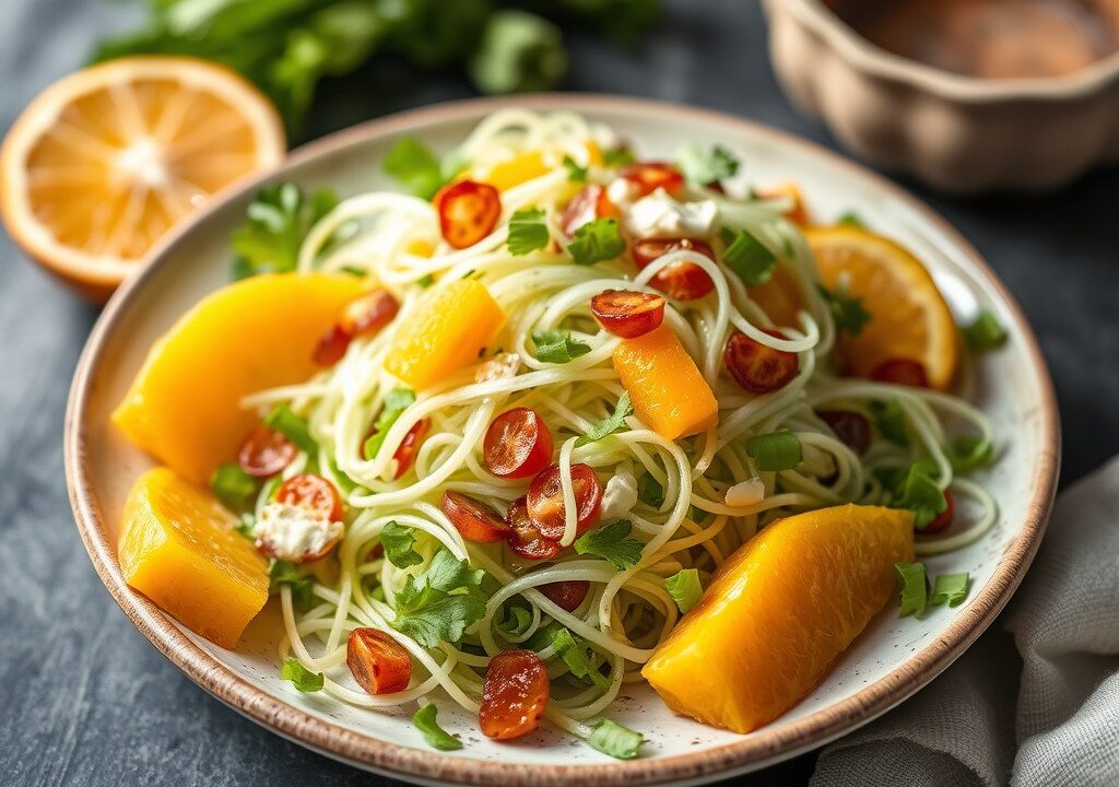Witlof salade — AI-gegenereerde illustratie