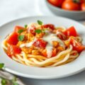 Witloof met tomatenroomsaus