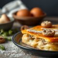Witlooftorentje met champignons