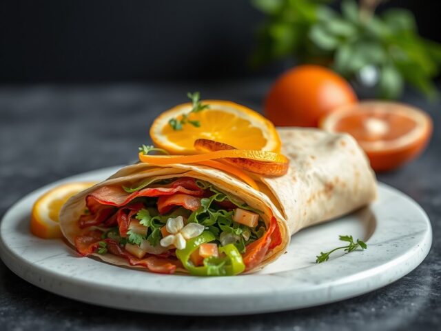 Witloofwraps — AI-gegenereerde illustratie