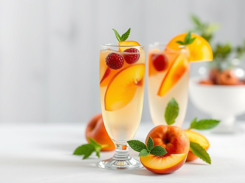 Witte sangria, AI-gegenereerde illustratie