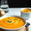 Wortelsoep met venkel en courgette