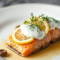 Zalm met roomkaas en citroen