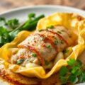 Zalmfilet in papillotte