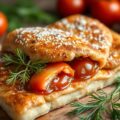 Zalmpakketjes met savooikool en kerstomaten