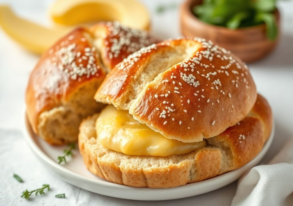 Zelfgemaakt paasbrood (5 broden) — AI-gegenereerde illustratie
