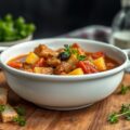 Zoet-Zure Stoofpot met Varkensschouder