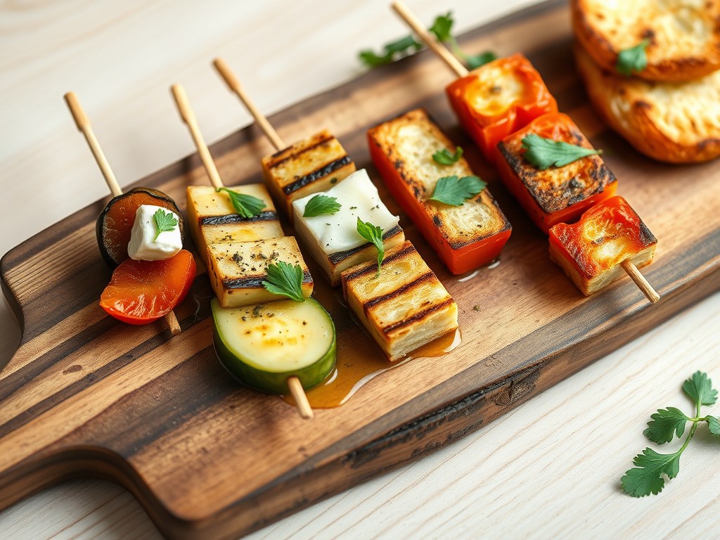 3x vega pinchos, AI-gegenereerde illustratie