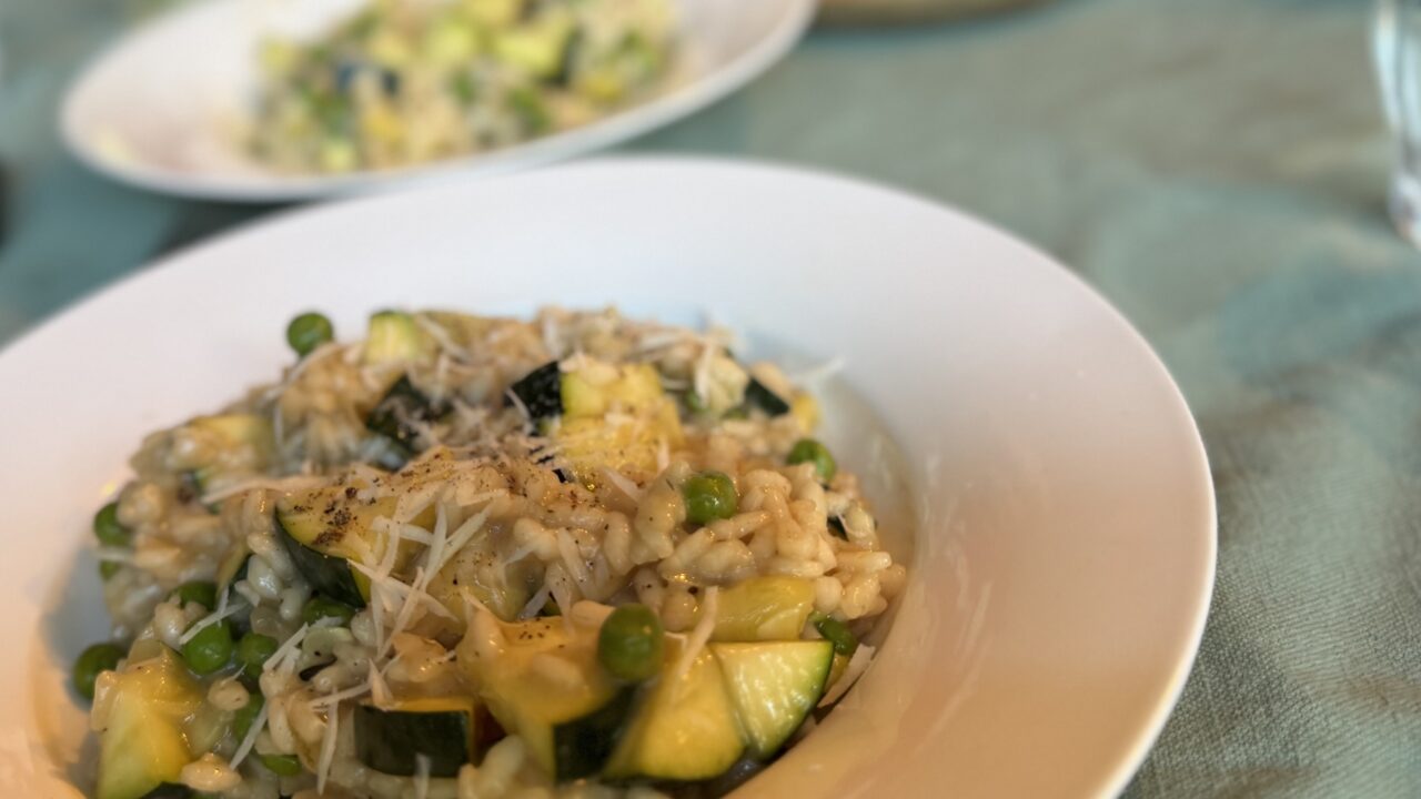 Groene risotto