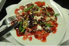 Carpaccio van rode biet