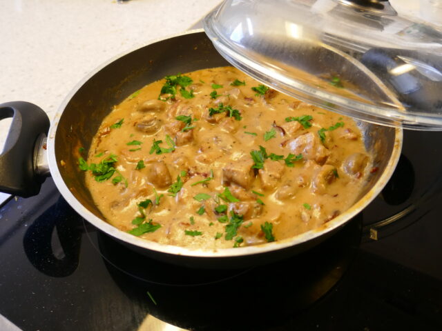 Stoofpotje Hamlap Champignons