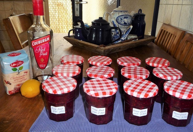 Fruitige rood fruit jam, foto 1