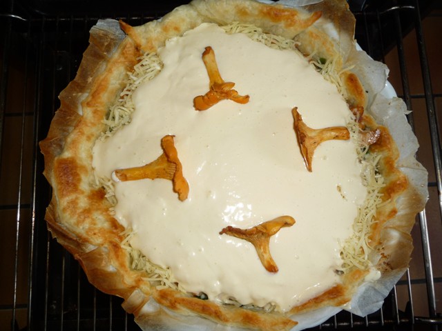 Preitaart met cantharellen — foto 2