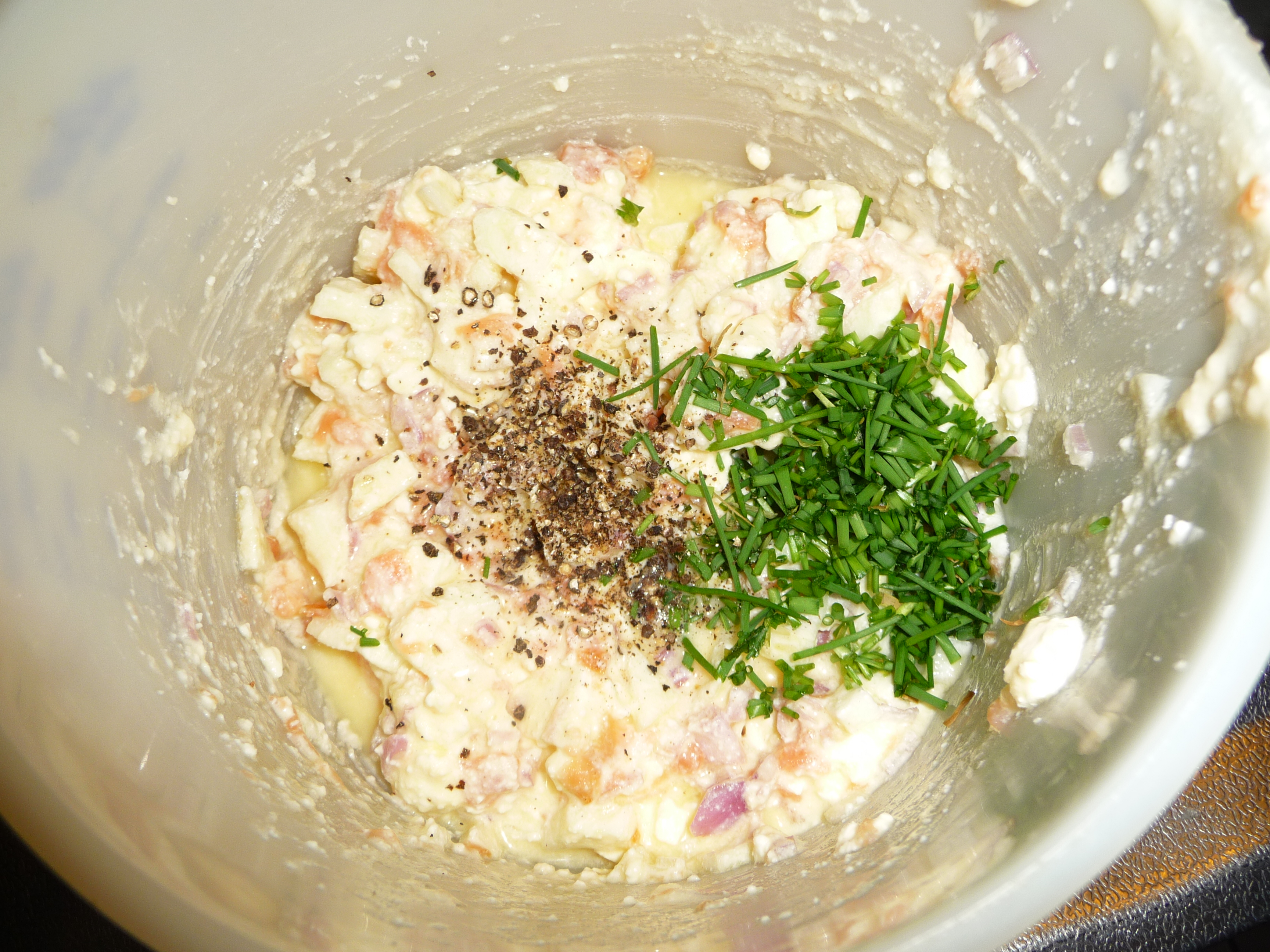 Courgette gevuld met gerookte zalm, kaas en ei, foto 6