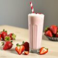 Aarbeien milkshake