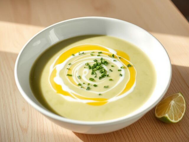 Aardappel-avocadovelouté