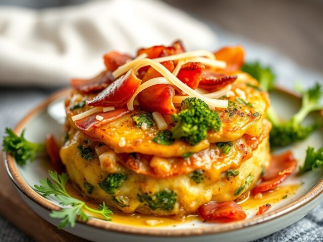 Aardappel-broccolitaart