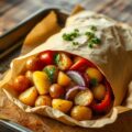 Aardappel- en groentepapillot