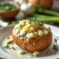 Aardappel gevuld met preimousse