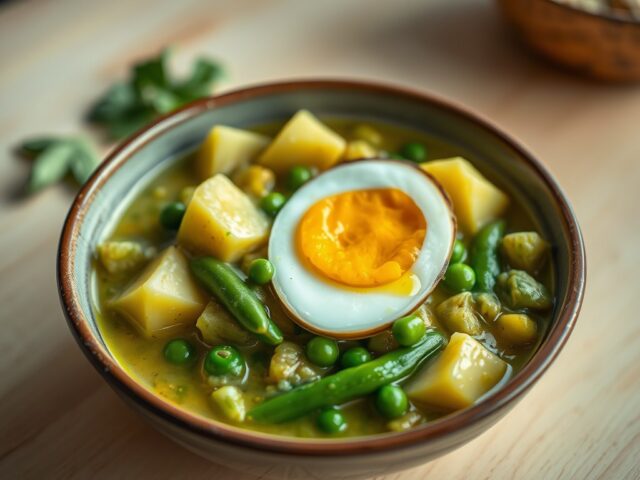 Aardappel-groentecurry
