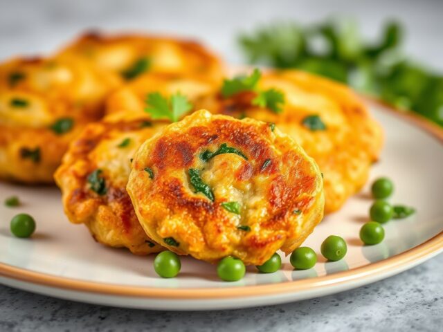 Aardappel groentekoekjes — AI-gegenereerde illustratie