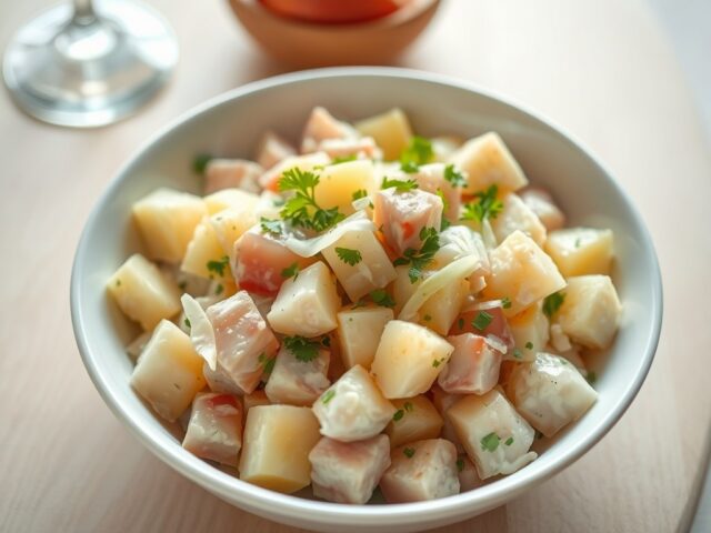 Aardappel-haringsalade