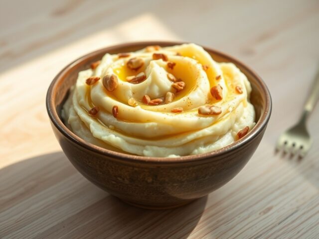 Aardappel Purée met Noten