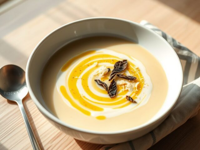Aardappel-truffelsoep