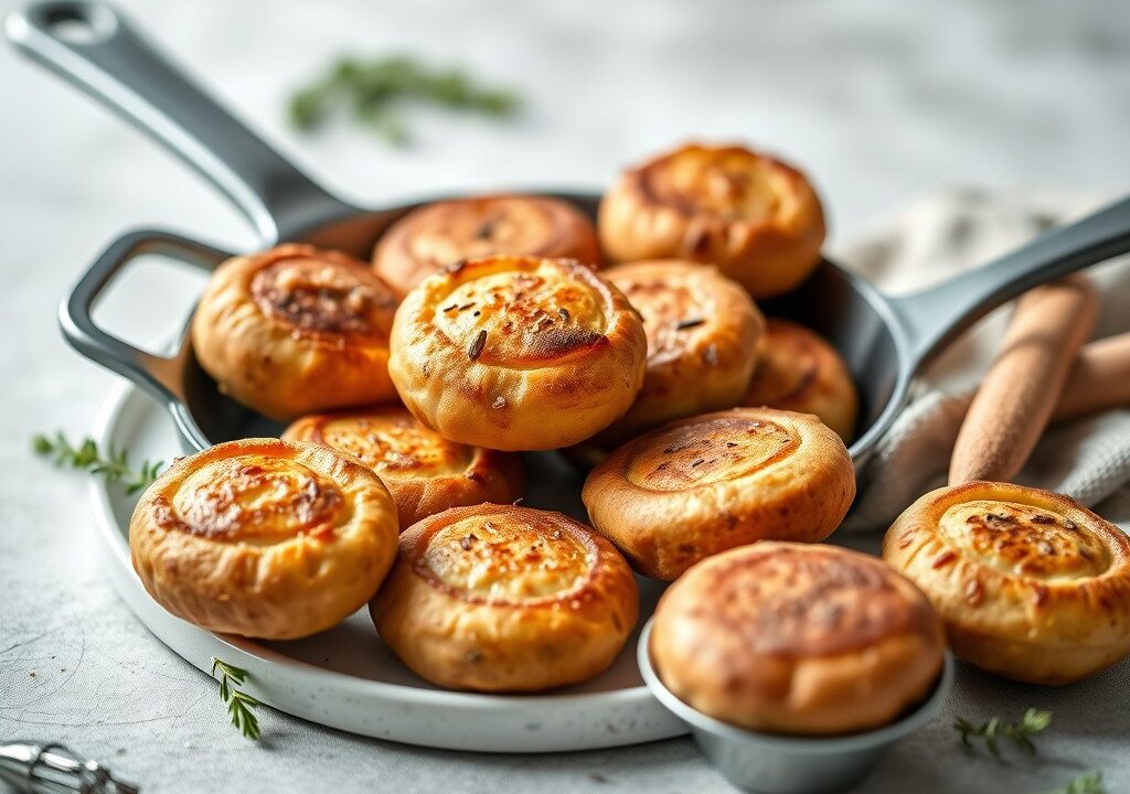 Aardappel-viskoekjes, AI-gegenereerde illustratie