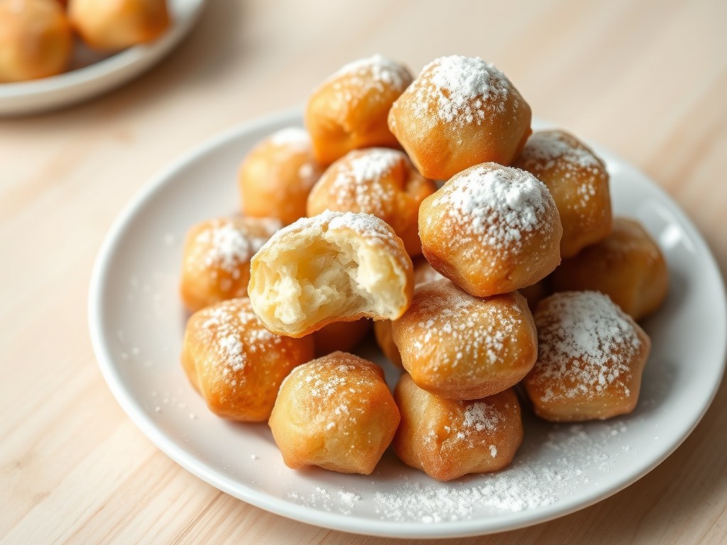 Aardappelbeignets, AI-gegenereerde illustratie