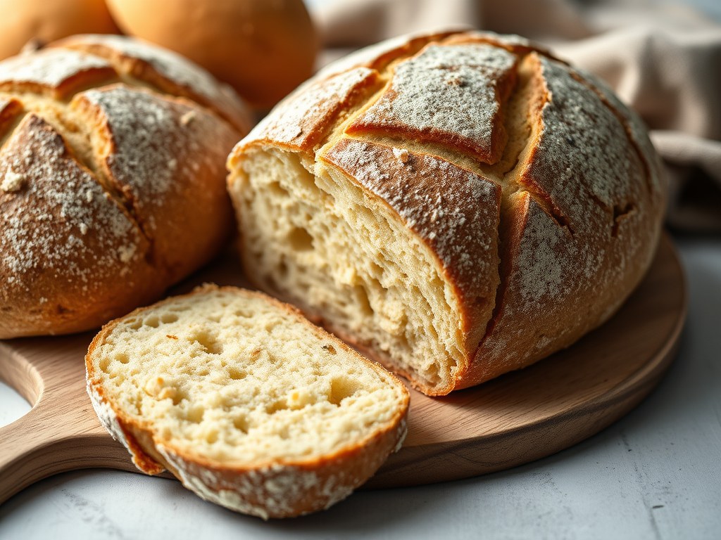 Aardappelbrood, AI-gegenereerde illustratie
