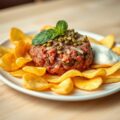 Aardappelchips met américain