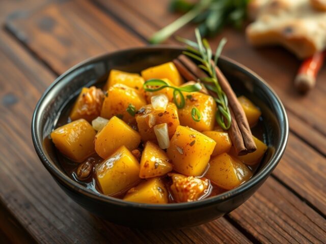 Aardappelcurry