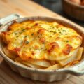 Aardappelen in Knoflookroom met Kaas