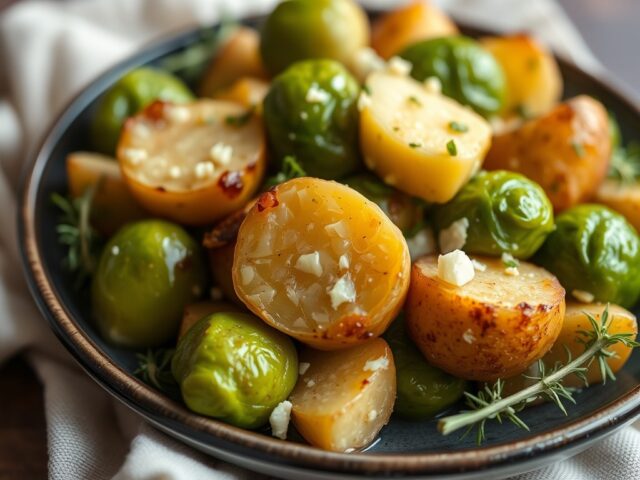 Aardappelen met spruitjes — AI-gegenereerde illustratie