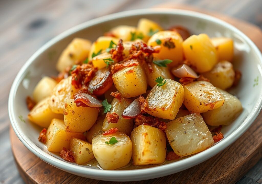 Aardappelen uit het Midden-Oosten, AI-gegenereerde illustratie