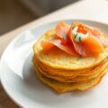Aardappelgalettes met gerookte zalm