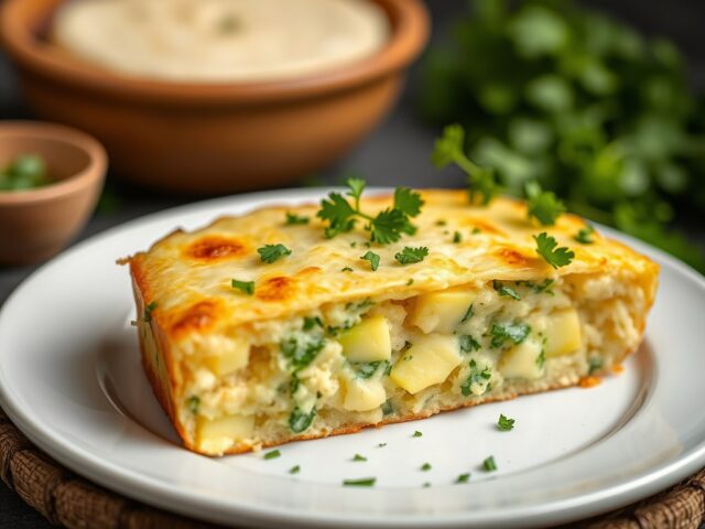 Aardappelkoek — AI-gegenereerde illustratie
