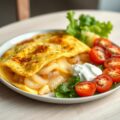 Aardappelomelet met tomaten