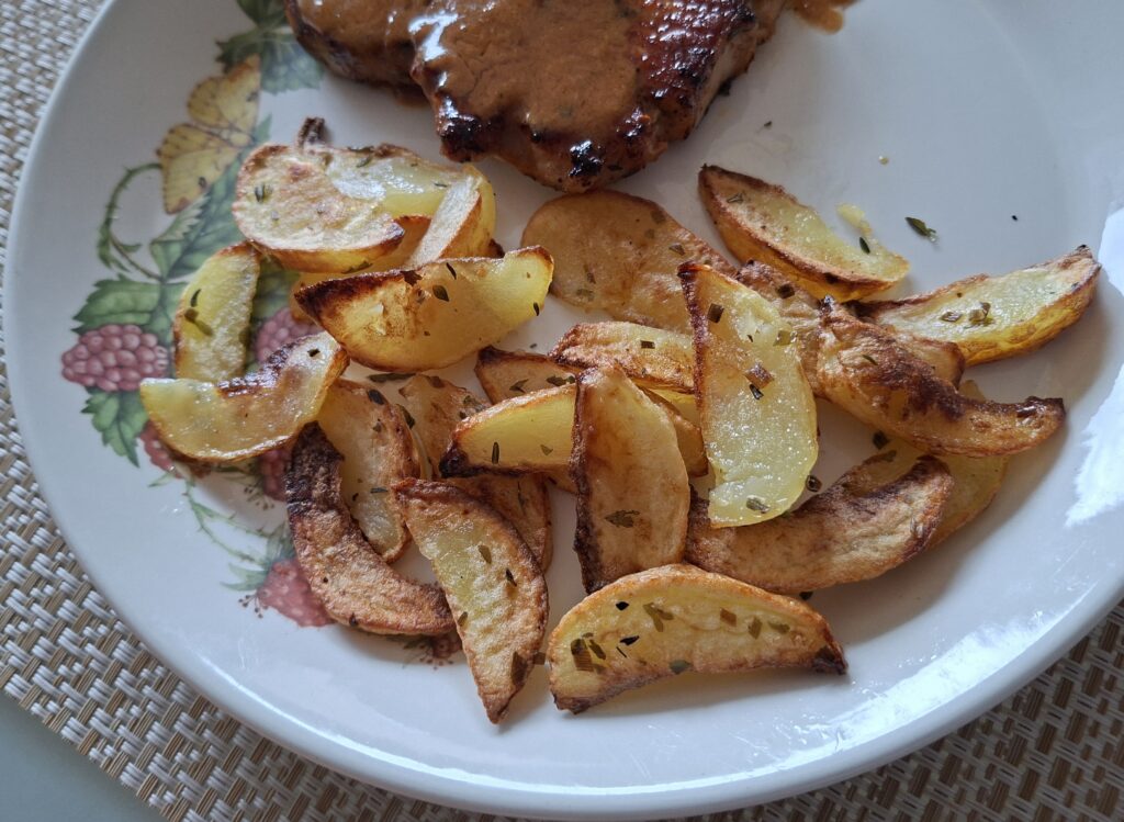 Provencaals gekruide aardappelpartjes uit de airfryer