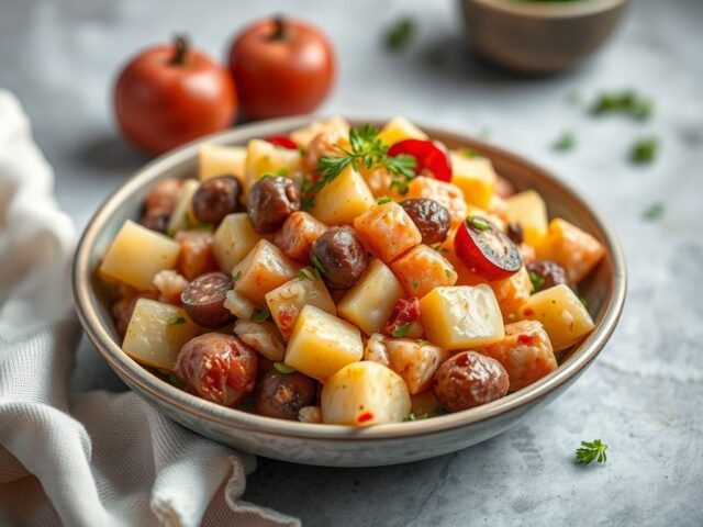 Aardappelsalade ala Grietje — AI-gegenereerde illustratie