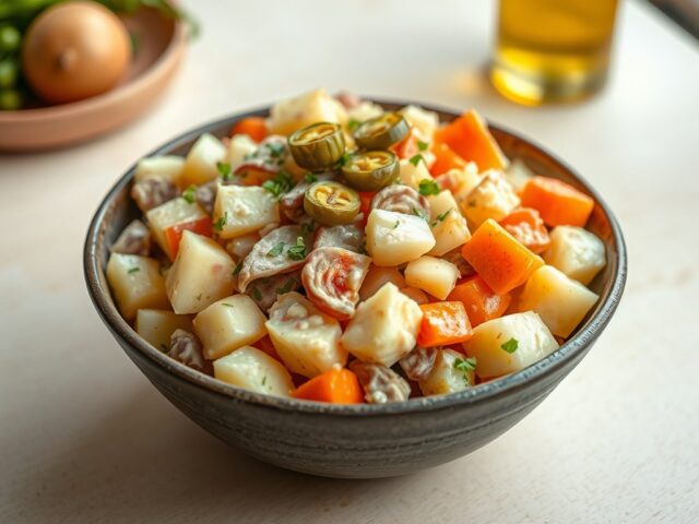 Aardappelsalade voor Tapas