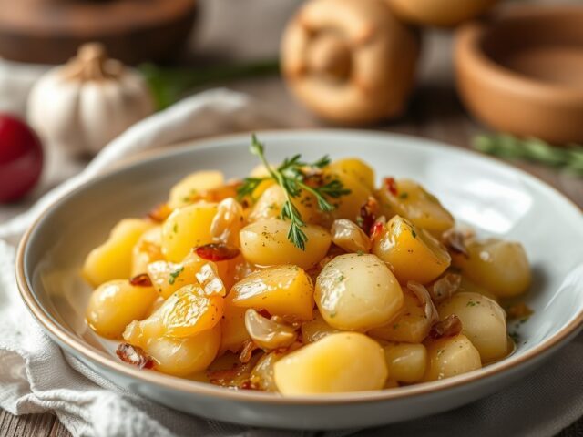 Aardappelschotel La Treuffe — AI-gegenereerde illustratie