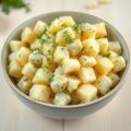Aardappelsla met mosterd en dille