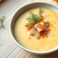 Aardappelsoep met forel