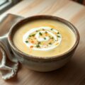 aardappelsoep met tuinkruiden