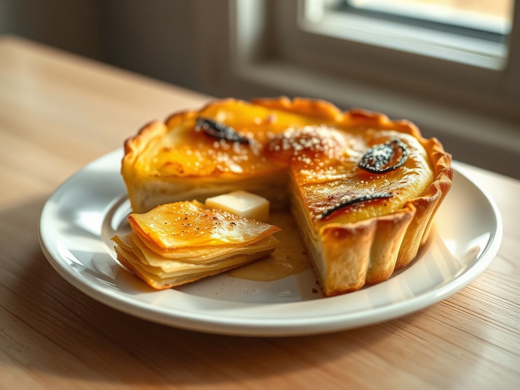 Aardappeltaart, AI-gegenereerde illustratie