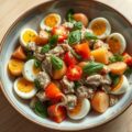 Aardappeltjes met ei en tonijn