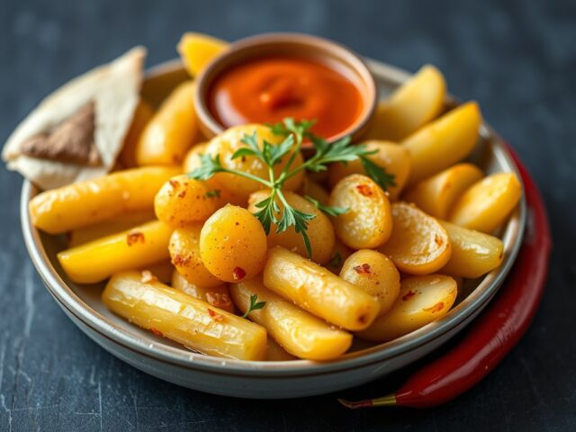 Aardappelwaaiers — AI-gegenereerde illustratie